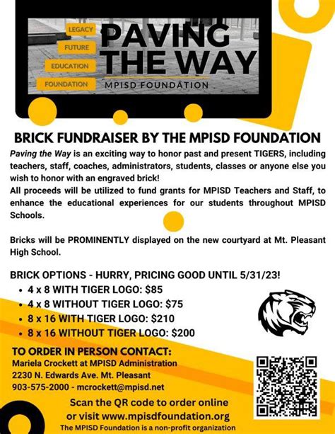 Pave the Way – Mount Pleasant ISD 