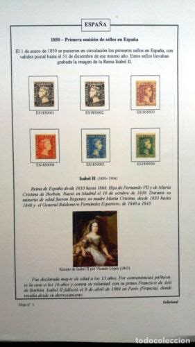 To Full A Print Spain Stamp Album Sheets Ebay