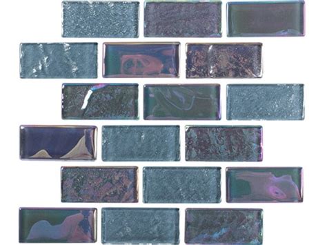 National Pool Tile Equinox X Glass Tile Black Steel Eqx Obsidian X