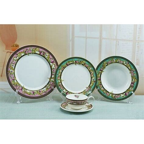 Rosdorf Park Goulding Porcelain China Dinnerware Set Service For 4