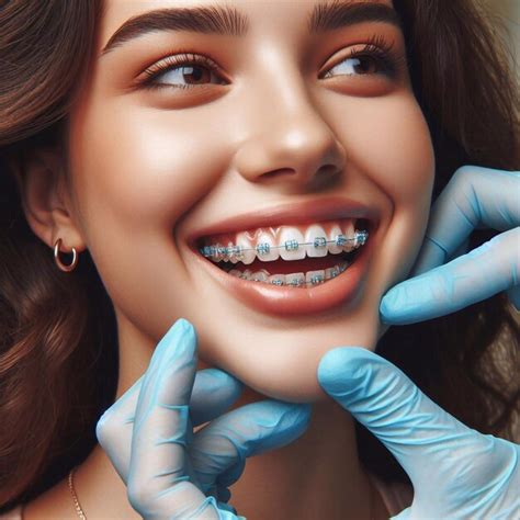 Premium Photo Dental Braces Healthy Happy Smile