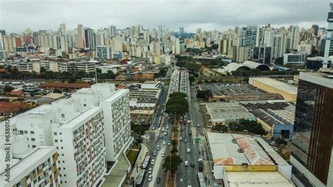 Vis O A Rea Da Cidade De S O Paulo Sobre O Bairro Da Barra Funda Na