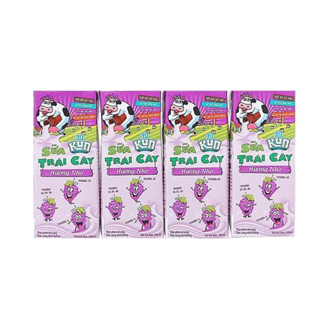 sua trai cay kun huong nho ml