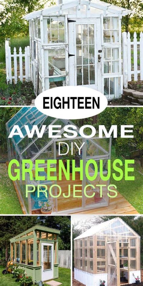 18 Awesome DIY Greenhouse Projects • The Garden Glove