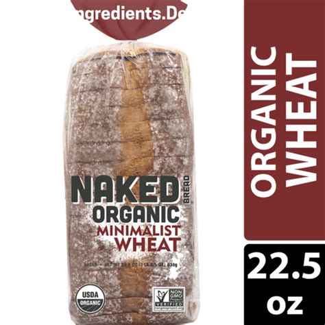 Super Foods Naked Bread Organic Minimalist Wheat Organic Whole Grain