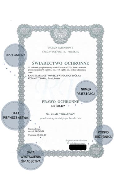 Patent na kreatywność Kancelaria Ostrowski i Wspólnicy Świadectwo