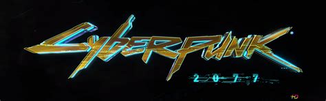 'Cyberpunk 2077' Video Game [Glitch Logo] 4K wallpaper download