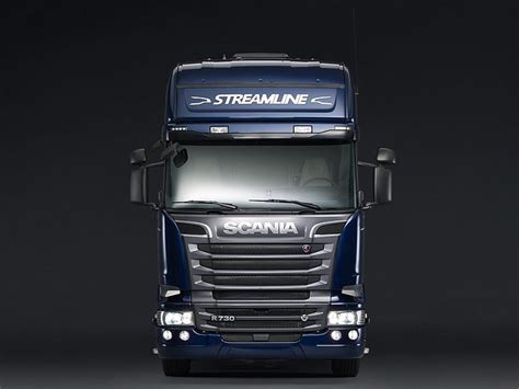 HD Wallpaper 2014 6x2 Blue R730 Scania Semi Stream Tractor