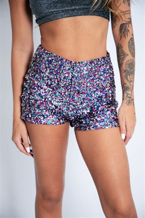 SHORT HOT PANT PAETÊ FIESTA Marina Gabriella Roupas Femininas Loja Online Oficial