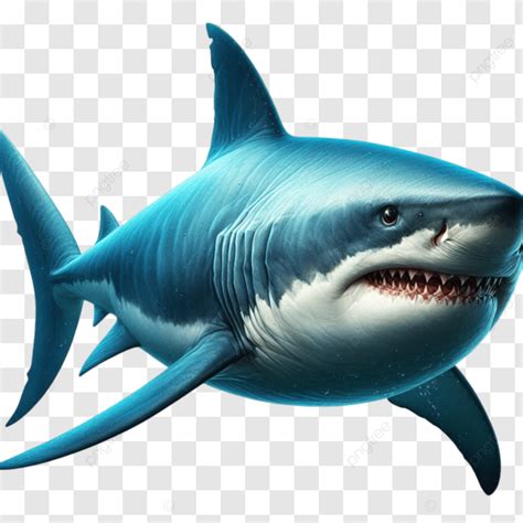 Great White Shark Cutout Great White Shark Marine Predator Ocean