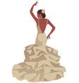 Flamenco Dancer Woman Logo Spanish Royalty Free Vector Image