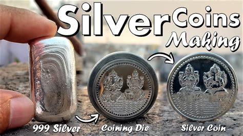 How To Make 999 Silver Coins Silver Coin Handmade Adamjewellery YouTube