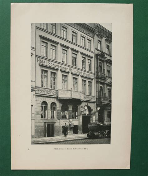 Ansichtskarten Design Kunst Blatt Architektur Berlin 1898 Hotel