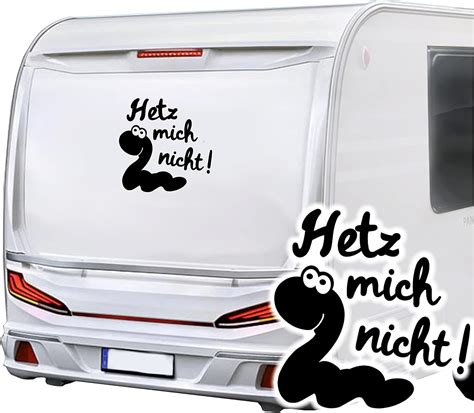 Klebek Nig Wohnmobil Hetz Mich Nicht Aufkleber Wohnwagen Autoaufkleber