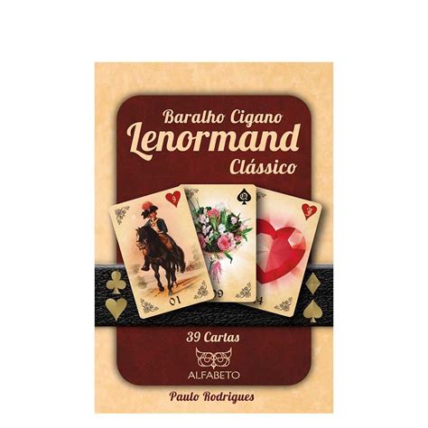 Baralho Cigano Lenormand Clássico Livreto e 39 Cartas Shopee Brasil