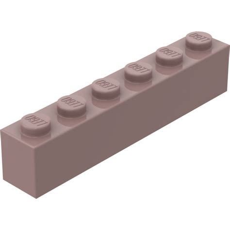 LEGO Sand Red Brick 1 X 6 3009 Brick Owl LEGO Marketplace