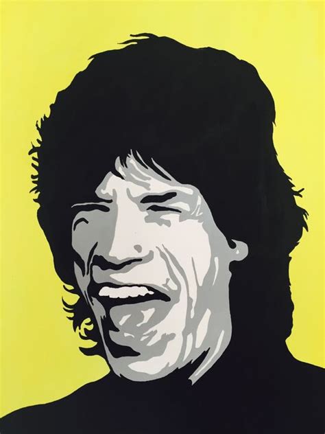 Pop-Art Painting Mick Jagger - Catawiki