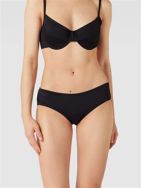 Kup Online MICHAEL Michael Kors Figi Bikini W Jednolitym Kolorze Czarny