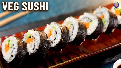 How To Make Vegetarian Sushi at Home? | Veggie Sushi Recipe | Sushi ...