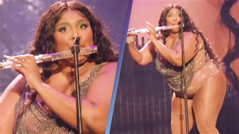 US News Lizzo Twerks As She Plays 200 Year Old Crystal Flute