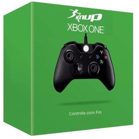 Controle Joystick Xbox One Knup Kp Fio R Em Mercado