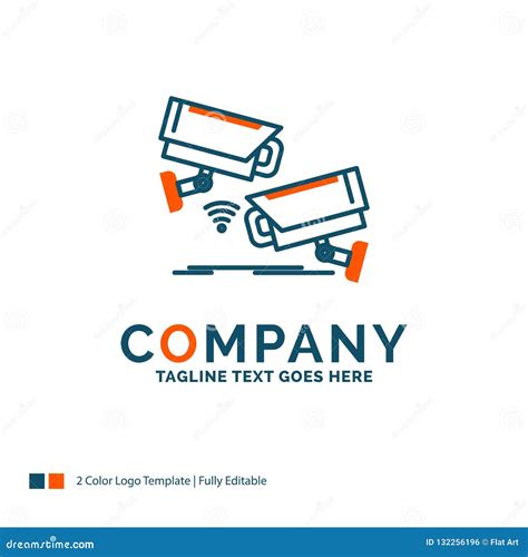 Cctv Cámara Seguridad Vigilancia Tecnología Logo Design Bl