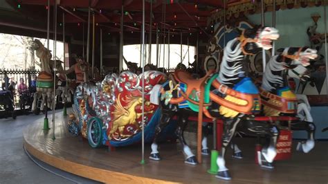 Watching Central Park Carousel New York City 2015 Youtube