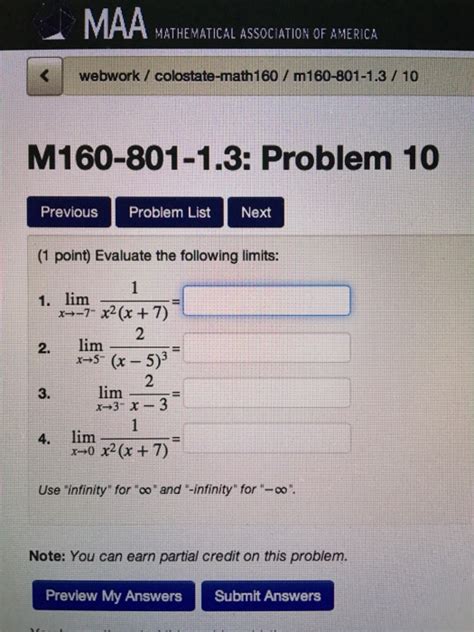 Solved Evaluate The Following Limits Lim X Right Arrow Chegg