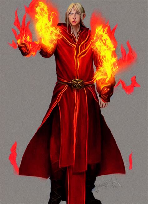 Fire Mage Concept Art