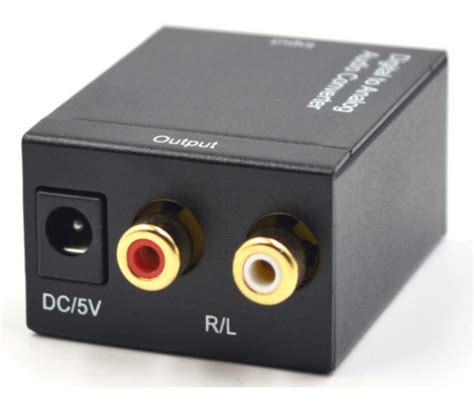 Активный конвертер с цифрового (SPDIF) в аналоговый (RCA) аудио сигнал ...