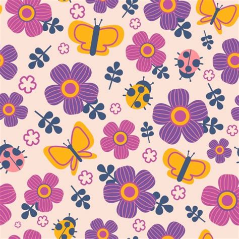 Cute Seamless Pattern With Pink Hot Air Balloons Vector Image