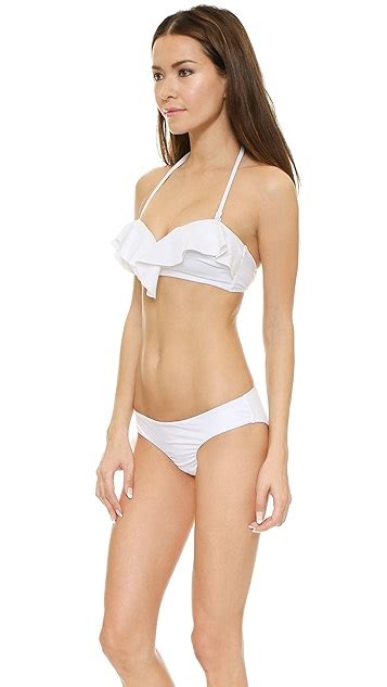 Zimmermann Frill Bandeau Bikini Top SHOPBOP