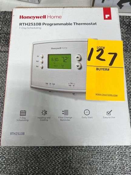 Honeywell Home 894191 Rth2510b 24 Volt 7 Day Programmable Thermostat