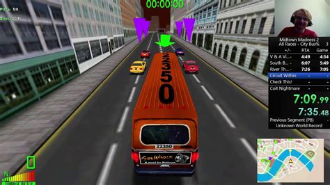 Midtown Madness City Bus All Races Wr Youtube