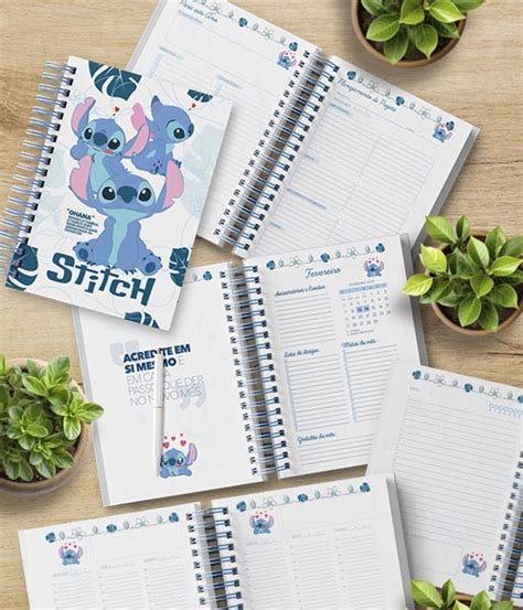 O Planner Mais Completo Planner Stitch Fazendo A Nossa Festa