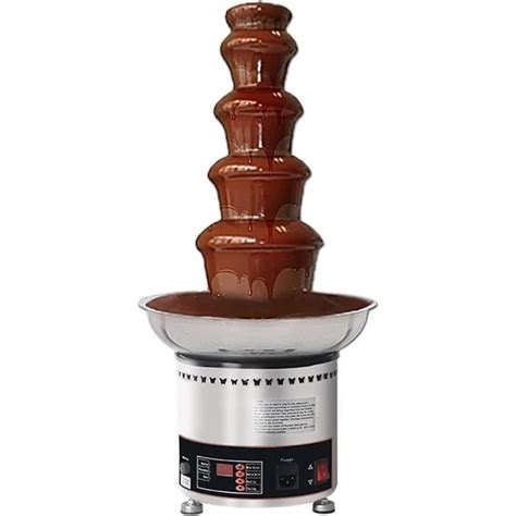 Fontaine à Chocolat Fondue TRAHOO H856 5 Niveaux 8 8 Lb en