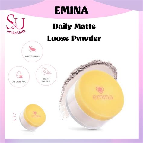 Jual Emina Daily Matte Loose Powder 20g Bedak Tabur Shopee Indonesia