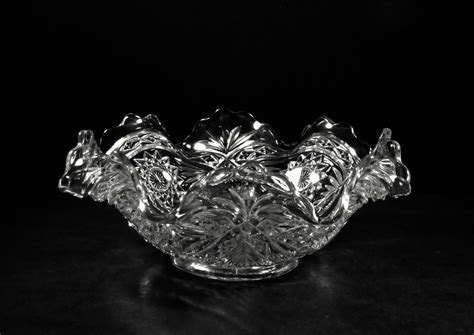 Early American Pressed Glass Bowl Imperial Glass Company, Imperial No