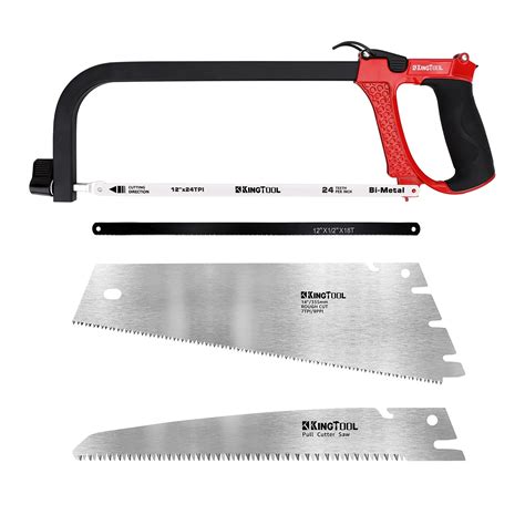 Buy Kingtool 3 In 1 Multi Blade Hand Saw 12 Inch Solid Frame Hacksaw