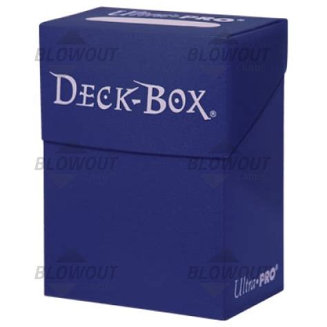 Ultra Pro Deck Box Solid Blue