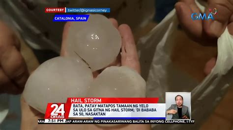 Bata Patay Matapos Tamaan Ng Yelo Sa Ulo Sa Gitna Ng Hail Storm Di