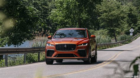 Jaguar F Pace Svr My Color Atacama Orange Front