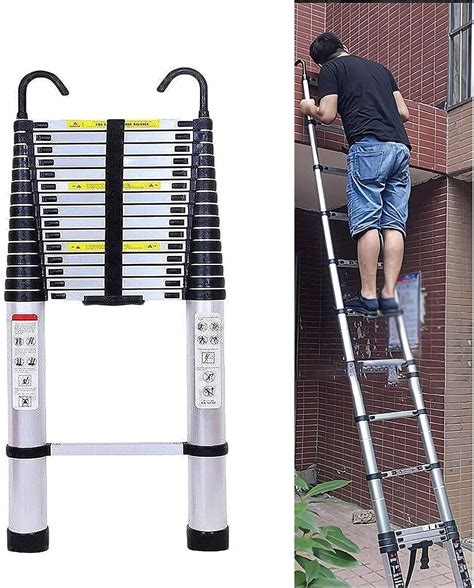 Heavy Duty Telescopic Ladder 6m 5m 4m 3m 2m 1m Tall Portable Folding