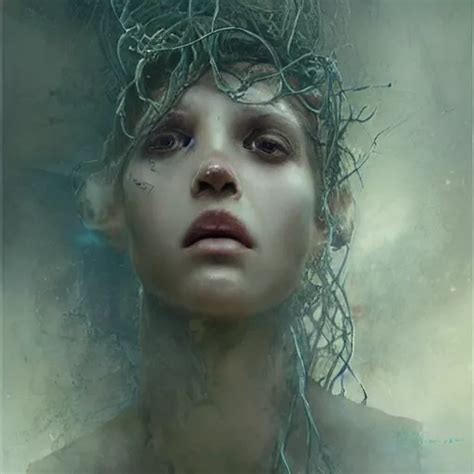 Medusa By Cy Twombly And Bastien Lecouffe Deharme Stable Diffusion