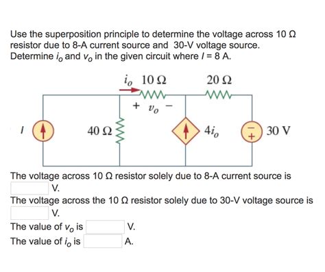 Solved Use The Superposition Principle To Determine The Chegg