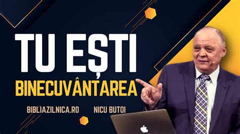 Nicu Butoi Tu E Ti Binecuv Ntarea Lui Dumnezeu Predici Cre Tine