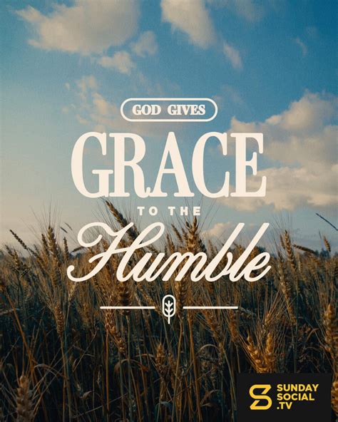 God Gives Grace To The Humble Sunday Social