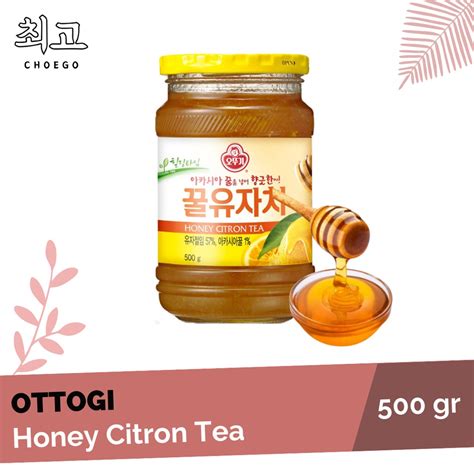 Jual OTTOGI Korean Honey Citron Tea 500gr 1kg Shopee Indonesia