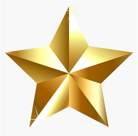 Gold Star Clip Art - Golden Transparent Background Star, HD Png ...