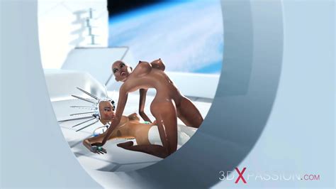 Sci Fi Female Android Shemale Plays With A Horny Black Girl In A Spacecraft